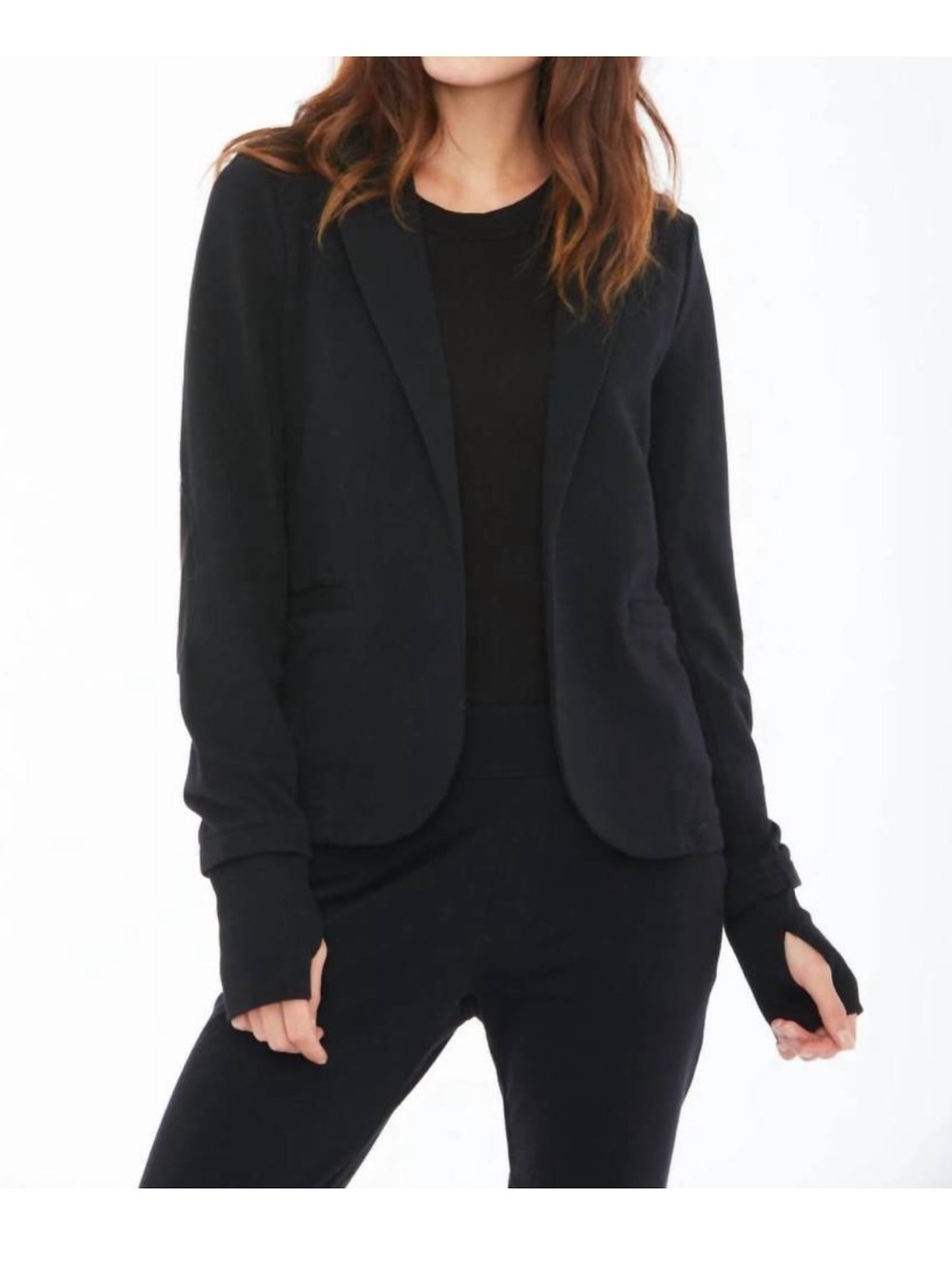 Sundays by We Are Sundays Lise Lux French Terry Blazer in Black sz XS